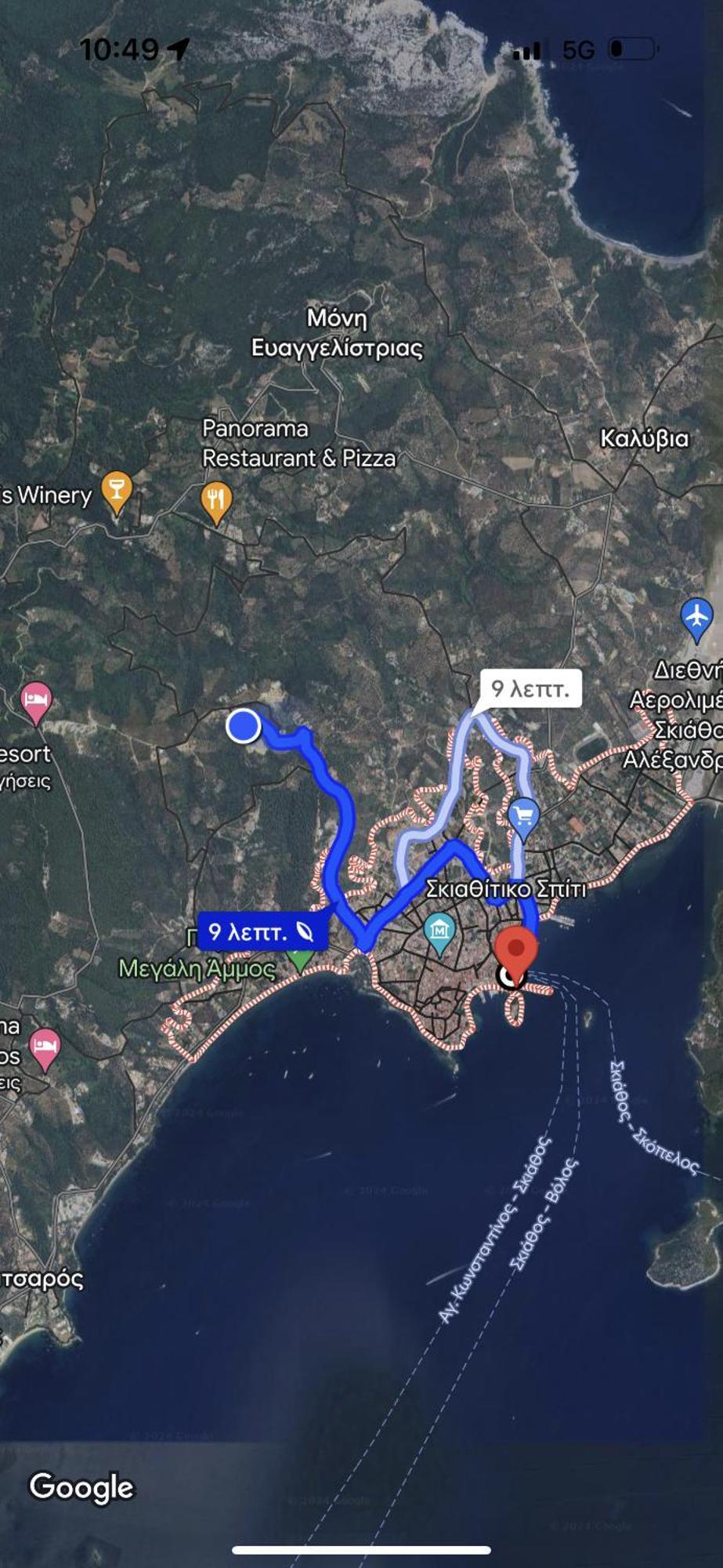 Skiathos Zeus Apartment Экстерьер фото